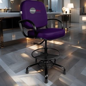 Cadeira Caixa Alta que Suporta até 250kg para Porteiros e Obesos, ideal para Portaria de Prédios e Condomínios