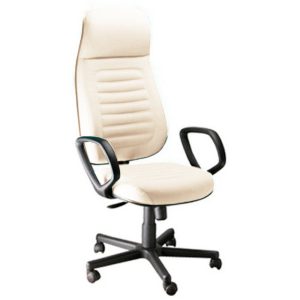 Cadeira Presidente com Espaldar Alto Linha Blenda Bege