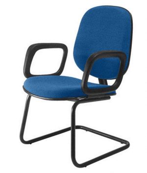 Cadeira para Igrejas Evangélicas Diretor Interlocutor para Escritório Linha Uno Azul