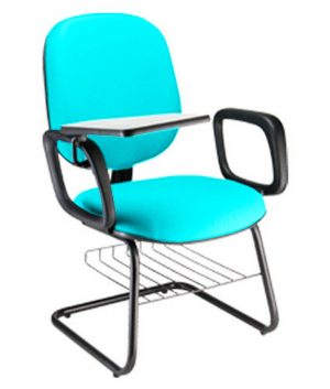 Cadeira Escolar Universitária com prancheta para Escolas Linha Uno Verde