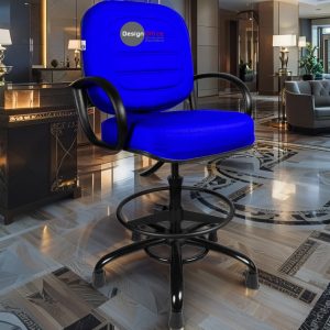 Cadeira Caixa Alta que Suporta até 250kg para Porteiros e Obesos, ideal para Portaria de Prédios e Condomínios