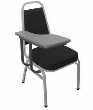 Cadeira Universitária Empilhável Linha Hotel Plus Preto