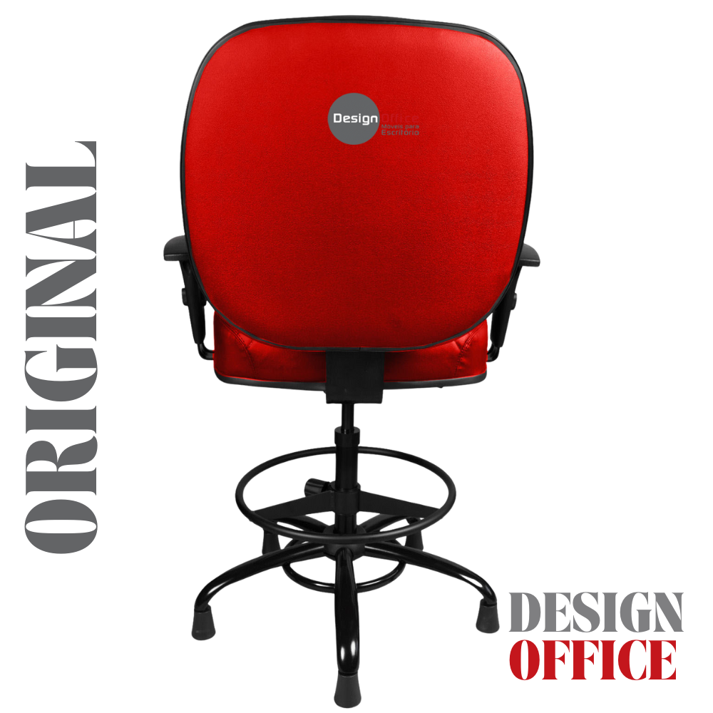 Cadeira Caixa Alta que Suporta até 250kg para Porteiros e Obesos, ideal para Portaria de Prédios e Condomínios - Imagem 6