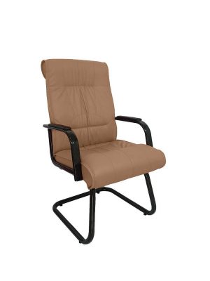 Cadeira Interlocutor para Escritório Linha Itália Caramelo