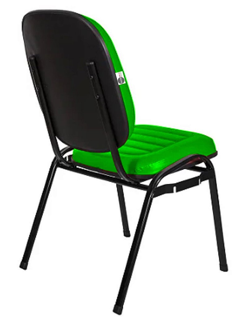 02 Cadeiras Empilhável para Igrejas Evangélicas Linha Holy Verde - Imagem 7