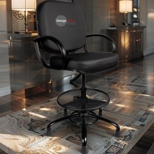 Cadeira Caixa Alta que Suporta até 250kg para Porteiros e Obesos, ideal para Portaria de Prédios e Condomínios