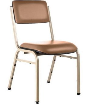 Cadeira Empilhável para Auditórios Linha Hotel Smart Marrom