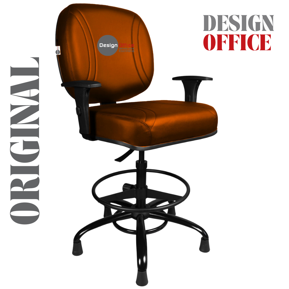 Cadeira Caixa Alta que Suporta até 250kg para Porteiros e Obesos, ideal para Portaria de Prédios e Condomínios - Imagem 3