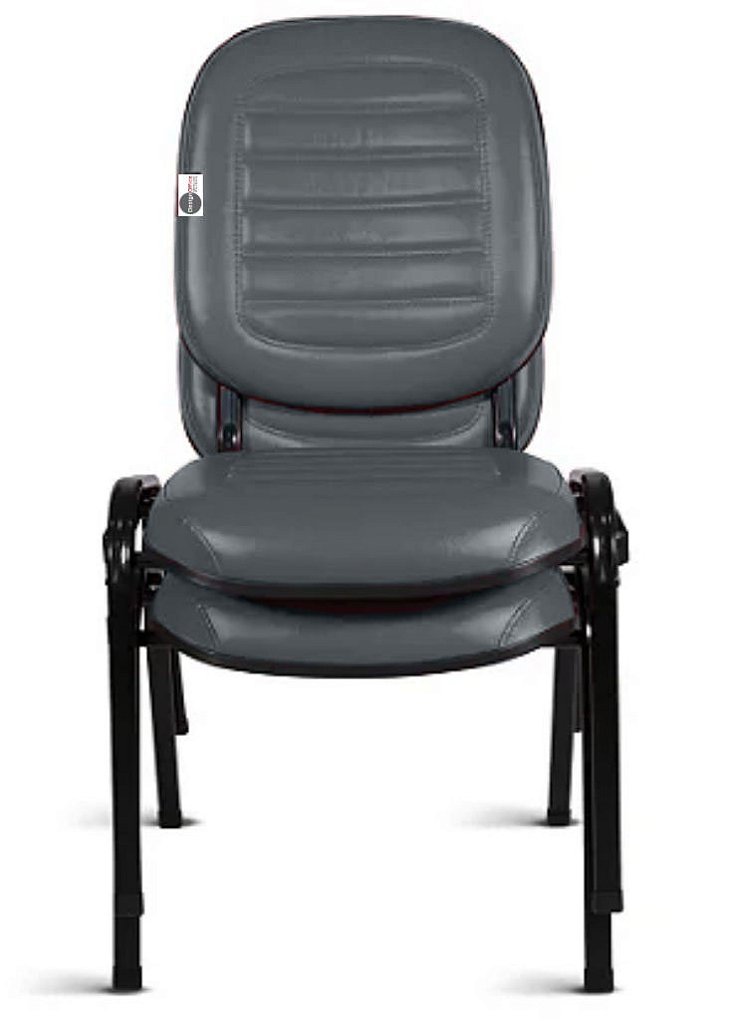 Cadeira Empilhável para Igrejas Evangélicas Linha Holy Cinza - Imagem 8