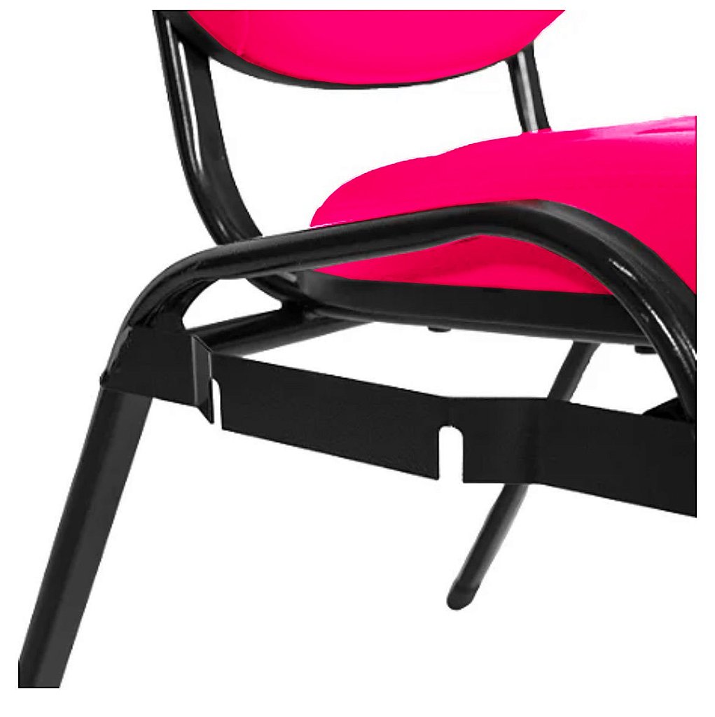 Cadeira Empilhável para Igrejas Evangélicas Linha Holy Rosa - Imagem 4