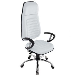 Cadeira Presidente com Espaldar Alto Linha Blenda Cinza