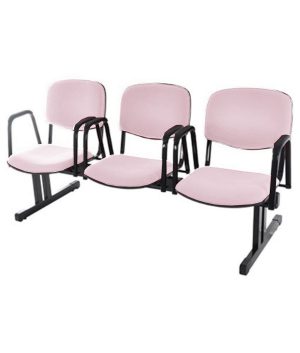 Cadeira em longarina para Igrejas e Auditórios Linha Hotel Rosa