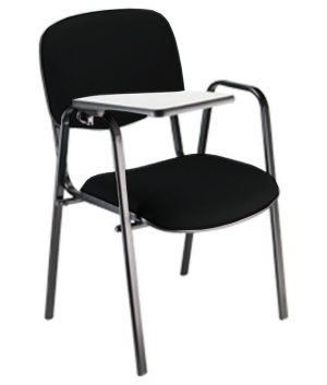 Cadeira Escolar Universitária para Auditórios Linha Hotel Preto