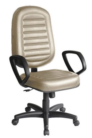 Cadeira Presidente para Escritório Linha Blenda Bege