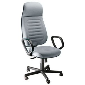 Cadeira Presidente com Espaldar Alto Linha Blenda Cinza