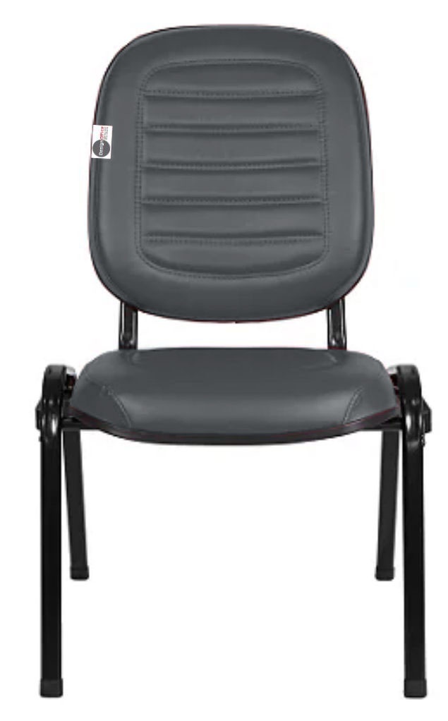 Cadeira Empilhável para Igrejas Evangélicas Linha Holy Cinza - Imagem 2