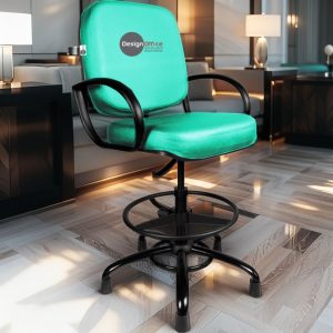 Cadeira Caixa Alta que Suporta até 250kg para Porteiros e Obesos, ideal para Portaria de Prédios e Condomínios