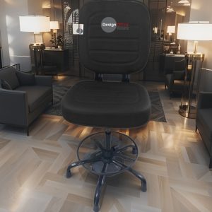 Cadeira Caixa Alta que Suporta até 250kg para Porteiros e Obesos, ideal para Portaria de Prédios e Condomínios