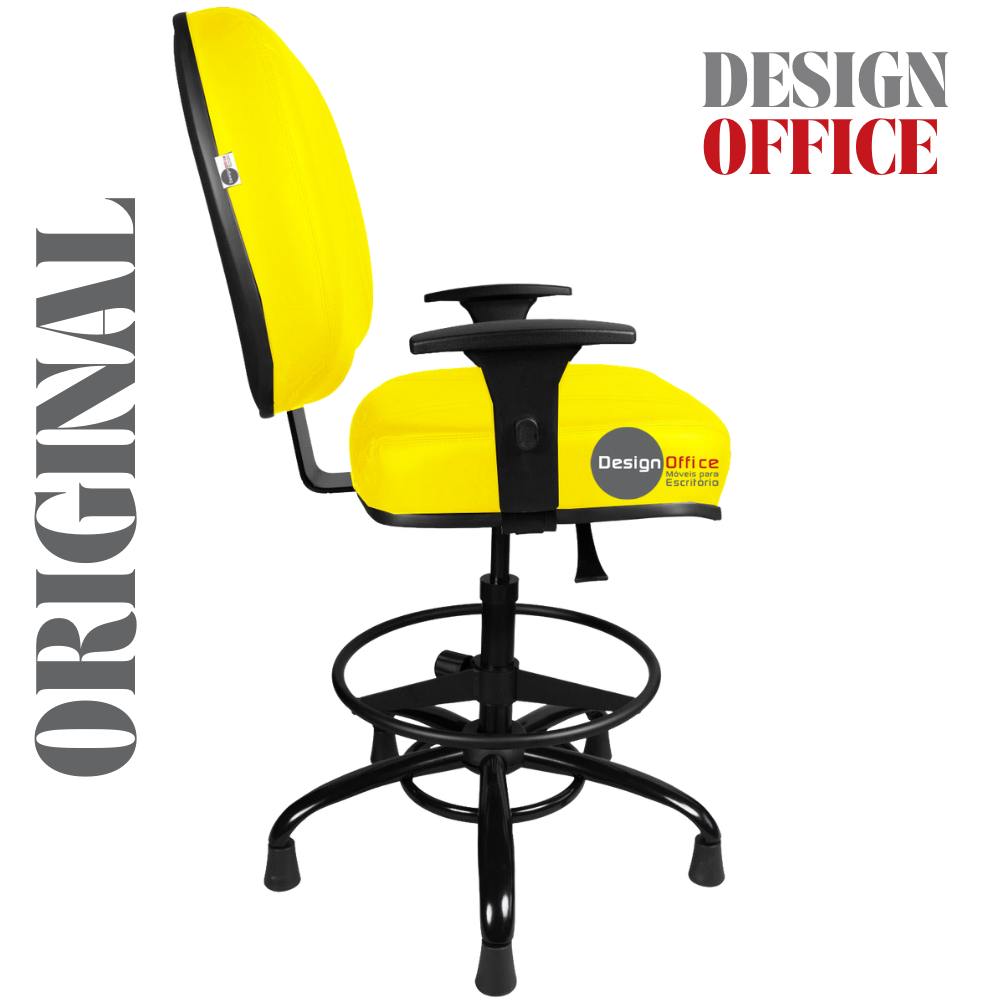 Cadeira Caixa Alta que Suporta até 250kg para Porteiros e Obesos, ideal para Portaria de Prédios e Condomínios - Imagem 5