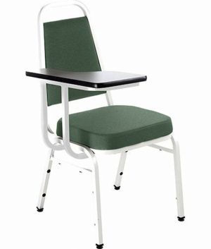 Cadeira Universitária Empilhável Linha Hotel Plus Verde