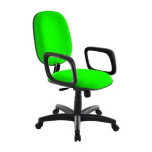 Cadeira Diretor para Escritório com Braços Linha Uno Verde