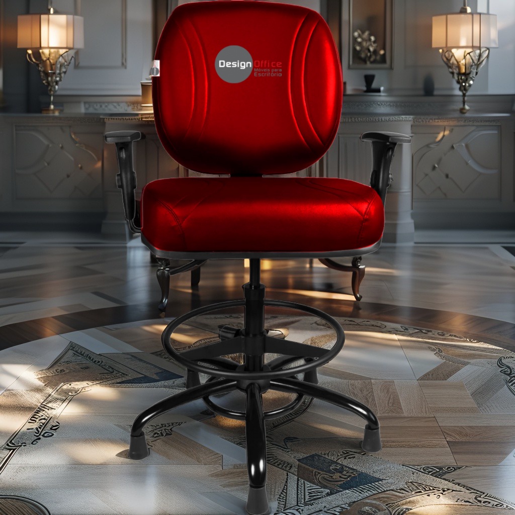 Cadeira Caixa Alta que Suporta até 250kg para Porteiros e Obesos, ideal para Portaria de Prédios e Condomínios - Imagem 2