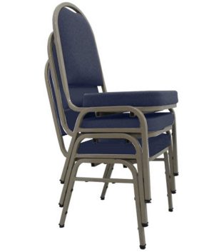 03 Cadeiras para Hotel e Auditório Linha Hotel Azul