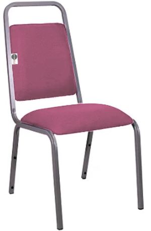 Cadeira Empilhável para Hotelaria Linha Hotel Fremon Rosa