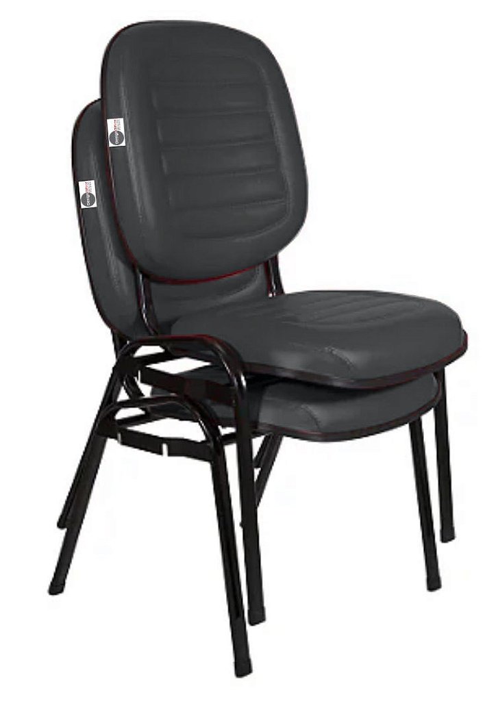 Cadeira Empilhável para Igrejas Evangélicas Linha Holy Marrom - Imagem 5