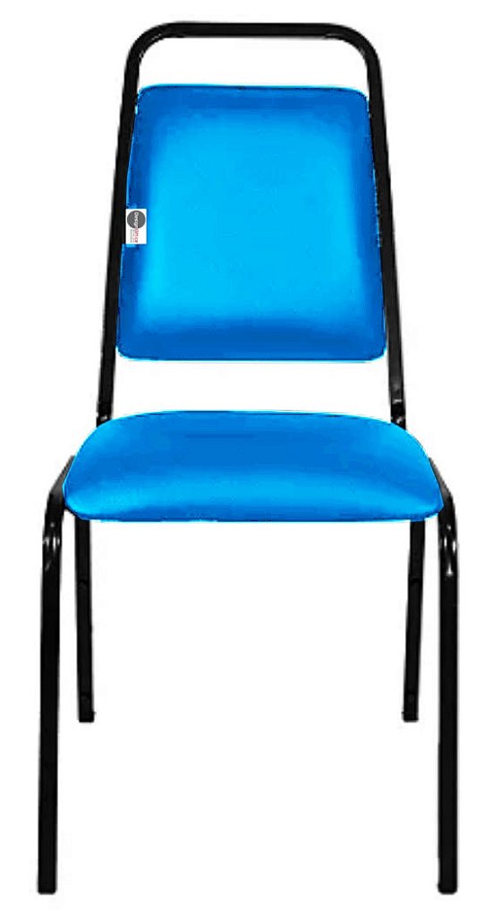 Cadeira Empilhável para Hotelaria Linha Hotel Fremont Azul - Imagem 2
