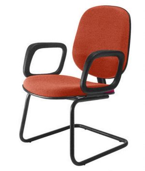 Cadeira para Igrejas Evangélicas Diretor Interlocutor para Escritório Linha Uno Vermelho