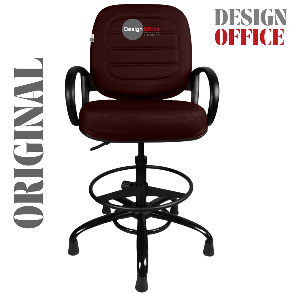 Cadeira Caixa Alta que Suporta até 250kg para Porteiros e Obesos, ideal para Portaria de Prédios e Condomínios - Imagem 4