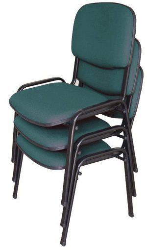 03 Cadeiras para Auditórios Linha Hotel Auditório Verde