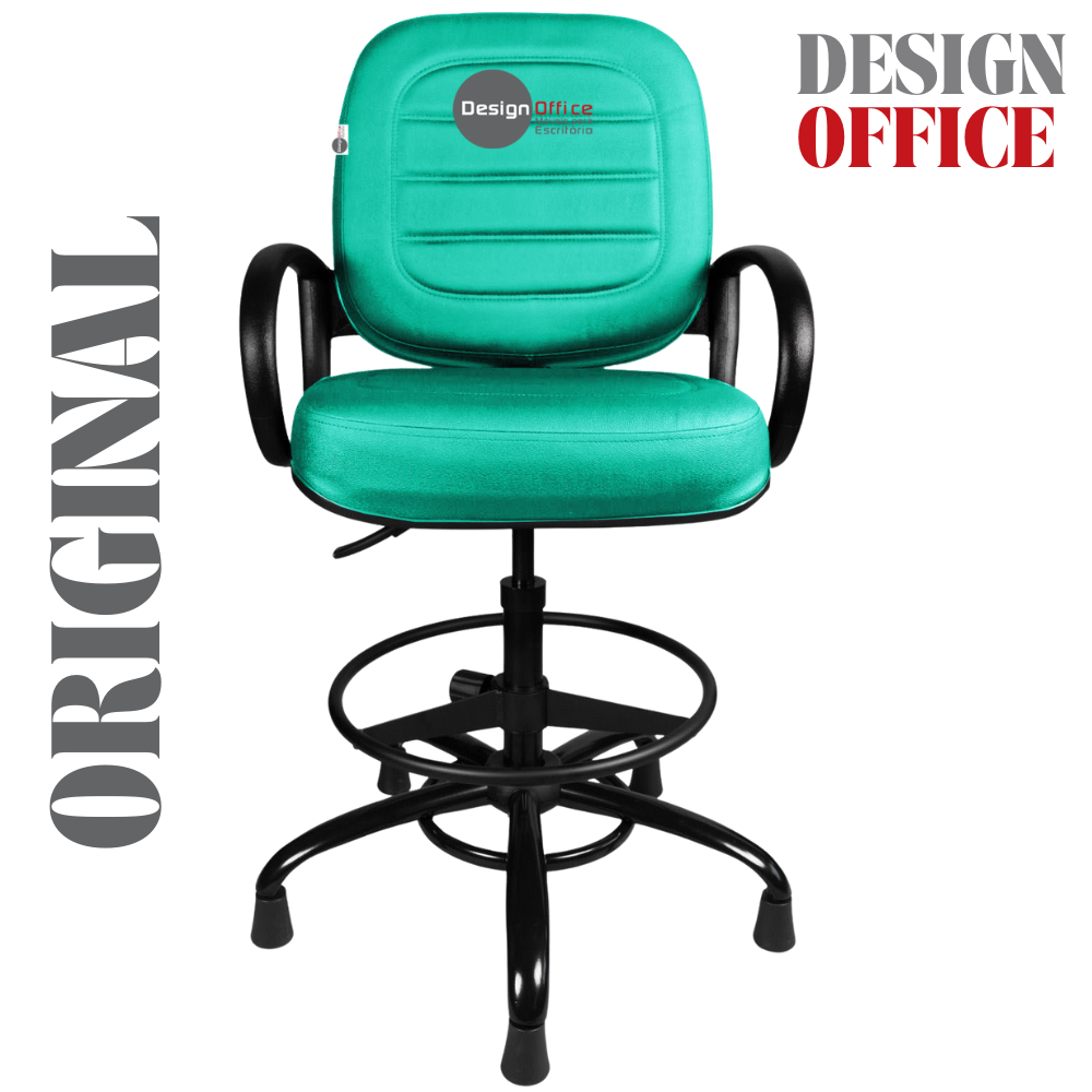 Cadeira Caixa Alta que Suporta até 250kg para Porteiros e Obesos, ideal para Portaria de Prédios e Condomínios - Imagem 4