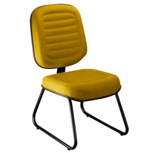Cadeira Diretor para Auditório e Salas de Convenções Gomada Linha Blenda Amarelo