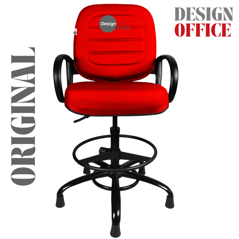 Cadeira Caixa Alta que Suporta até 250kg para Porteiros e Obesos, ideal para Portaria de Prédios e Condomínios - Imagem 4