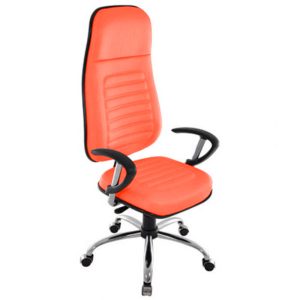 Cadeira Presidente com Espaldar Alto Linha Blenda Vermelho