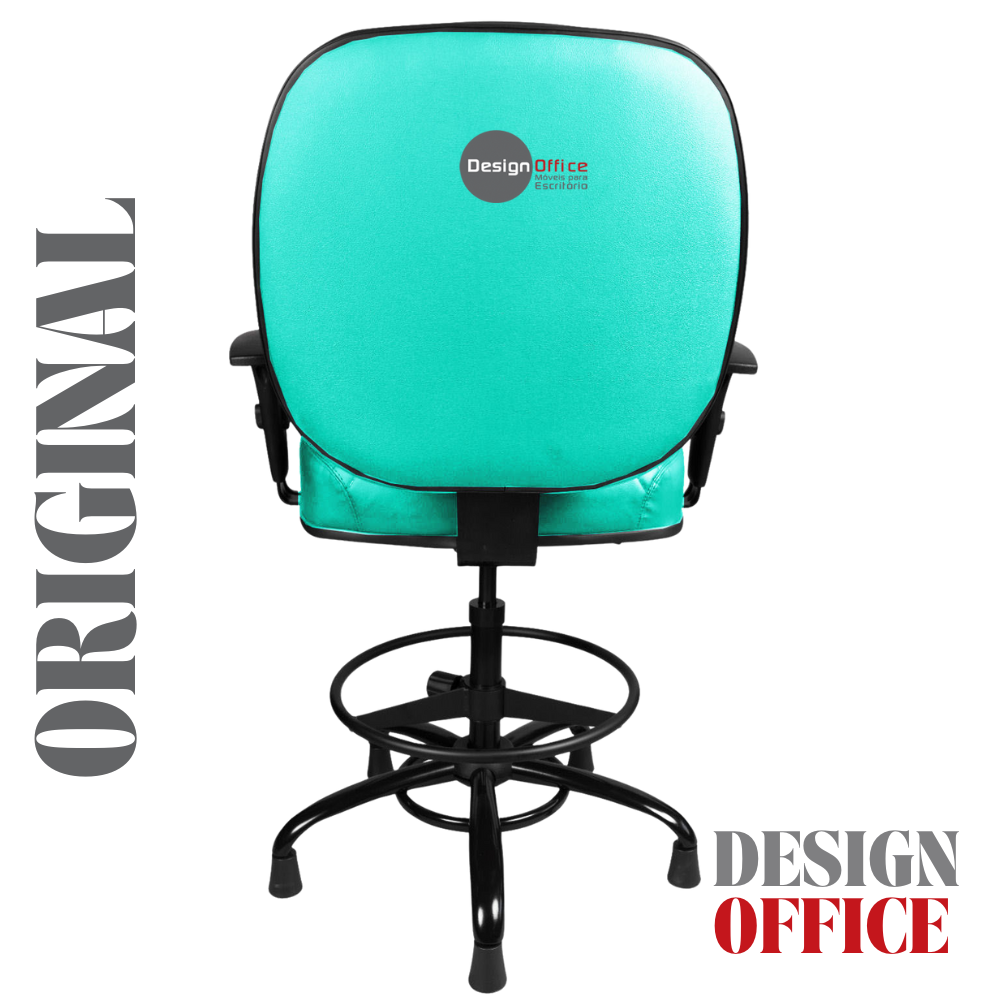 Cadeira Caixa Alta que Suporta até 250kg para Porteiros e Obesos, ideal para Portaria de Prédios e Condomínios - Imagem 6