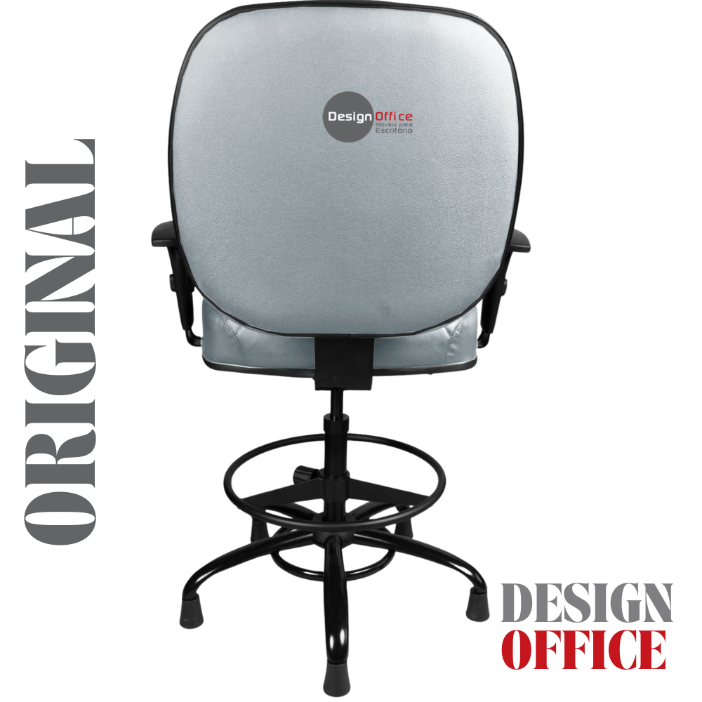 Cadeira Caixa Alta que Suporta até 250kg para Porteiros e Obesos, ideal para Portaria de Prédios e Condomínios - Imagem 6