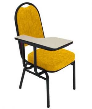 Cadeira Universitária para Auditório Linha Hotel Amarelo