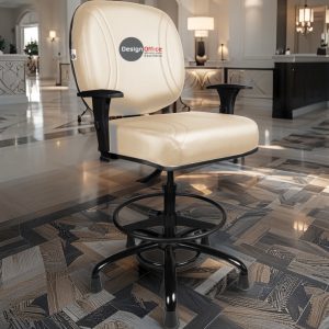 Cadeira Caixa Alta que Suporta até 250kg para Porteiros e Obesos, ideal para Portaria de Prédios e Condomínios