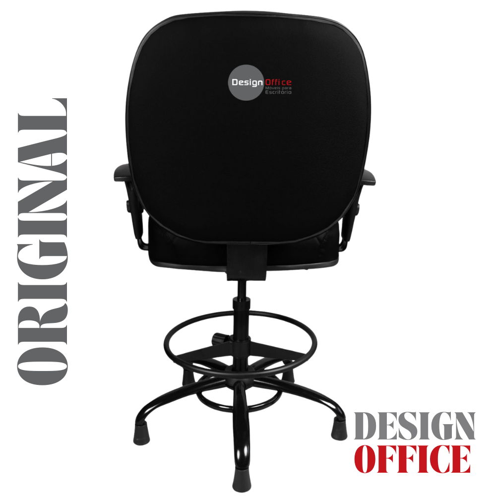 Cadeira Caixa Alta que Suporta até 250kg para Porteiros e Obesos, ideal para Portaria de Prédios e Condomínios - Imagem 6