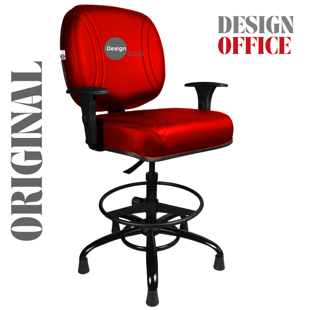 Cadeira Caixa Alta que Suporta até 250kg para Porteiros e Obesos, ideal para Portaria de Prédios e Condomínios - Imagem 3