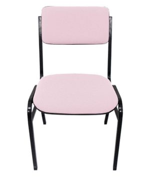 Cadeira Empilhável para Auditórios Linha Hotel Smart Rosa