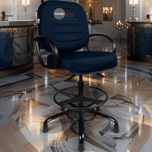 Cadeira Caixa Alta que Suporta até 250kg para Porteiros e Obesos, ideal para Portaria de Prédios e Condomínios