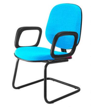 Cadeira para Igrejas Evangélicas Diretor Interlocutor para Escritório Linha Uno Azul