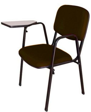 Cadeira Escolar Universitária para Auditórios Linha Hotel Marrom