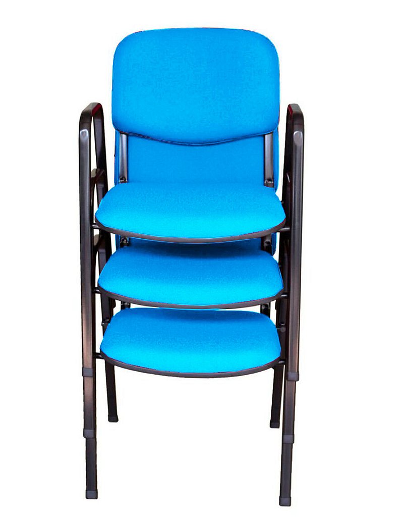 03 Cadeiras para Auditórios Linha Hotel Auditório Azul - Imagem 2