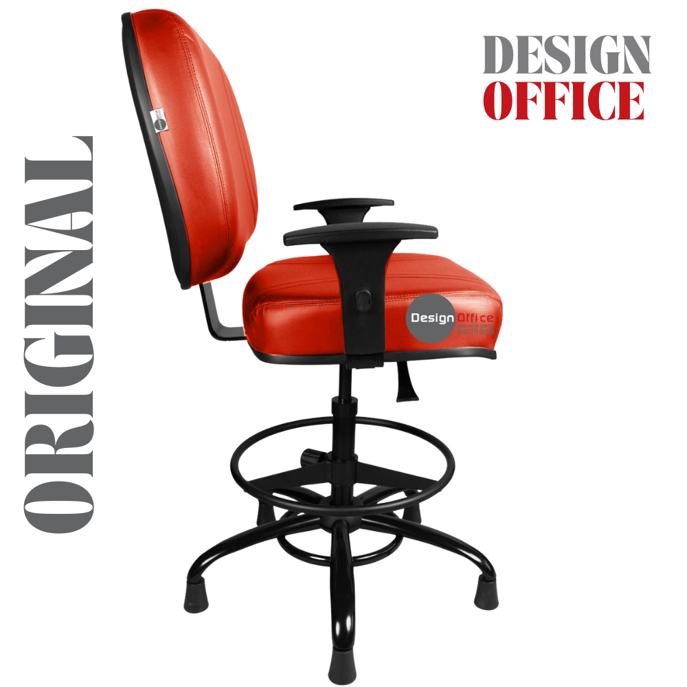 Cadeira Caixa Alta que Suporta até 250kg para Porteiros e Obesos, ideal para Portaria de Prédios e Condomínios - Imagem 5