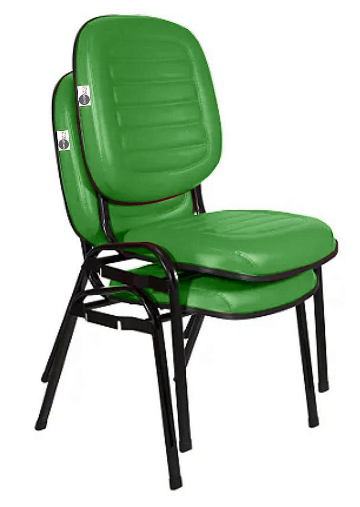 Cadeira Empilhável para Igrejas Evangélicas Linha Holy Verde - Imagem 5